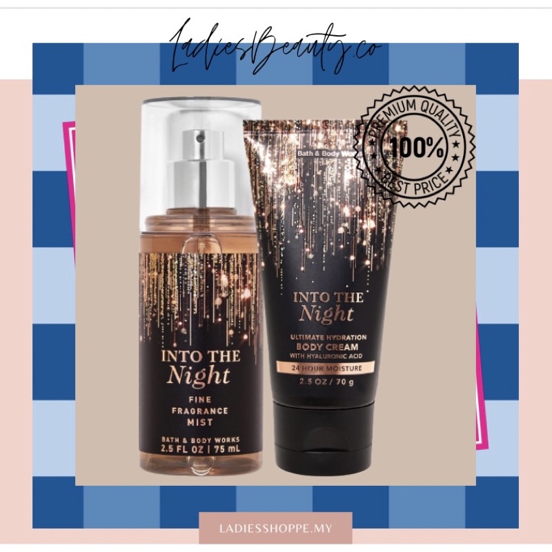 BATH & BODY WORKS SET 2in1 FINE FRAGRANCE MIST + ULTIMATE HYDRATION