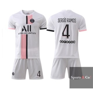 Paris Saint-Germain Away Stadium Shirt 2022-23 with Sergio Ramos 4 Printing