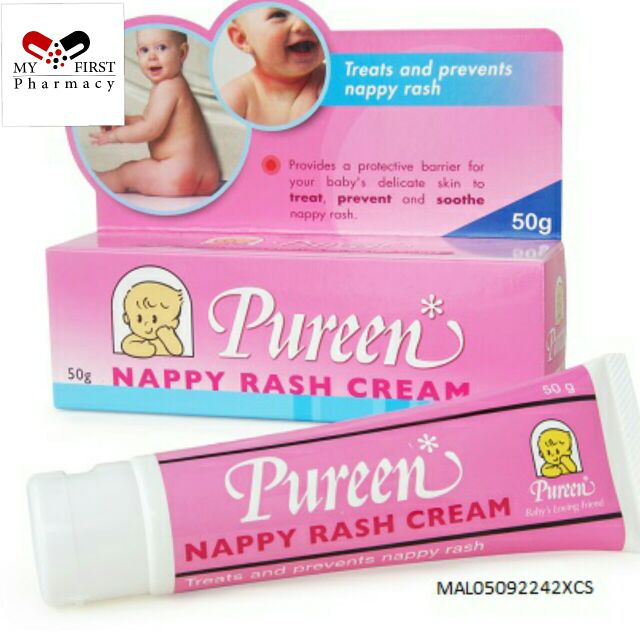 Readystock Pureen Nappy Rash Cream 50g Krim Ruam Shopee Malaysia