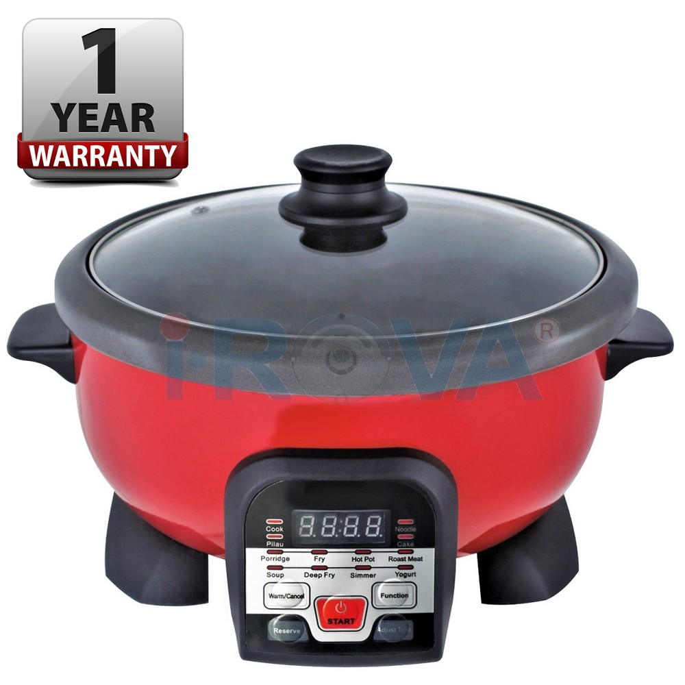 3.5L Multifunction Electric Cooker Pot NonStick Frying Pan Steamboat