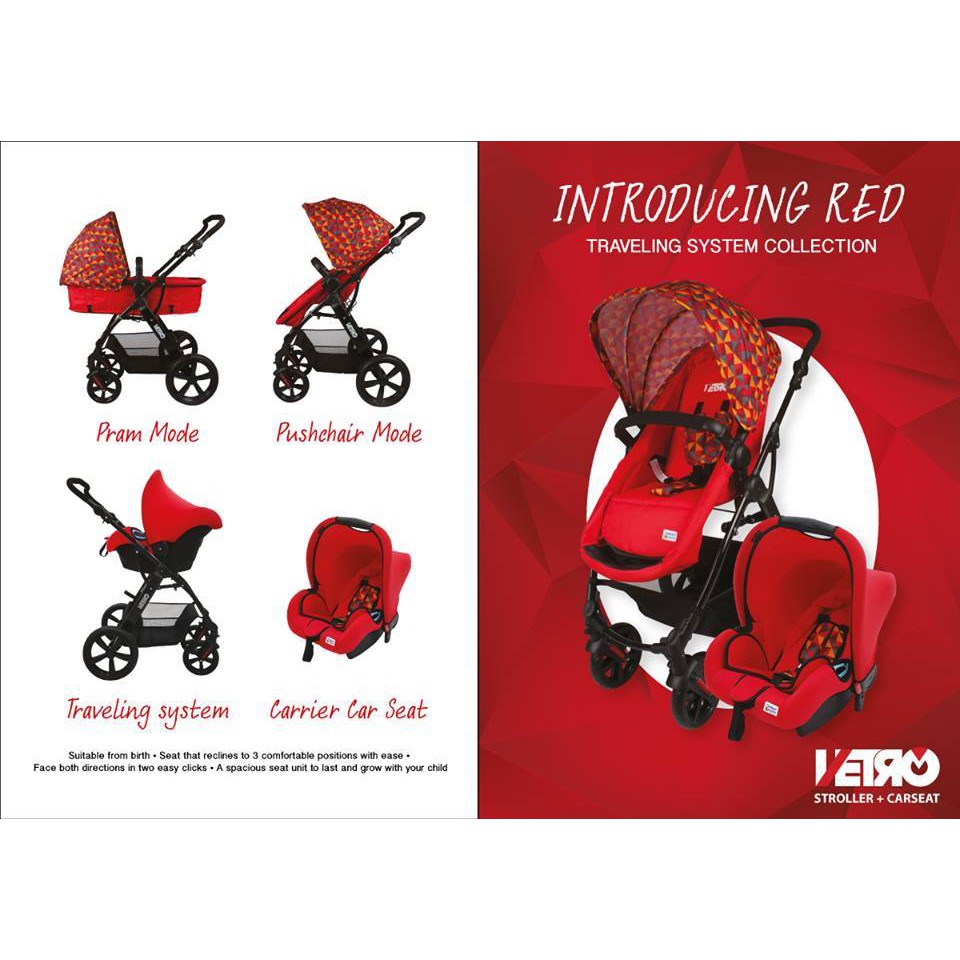 Sweet cherry gl500 store vetro stroller