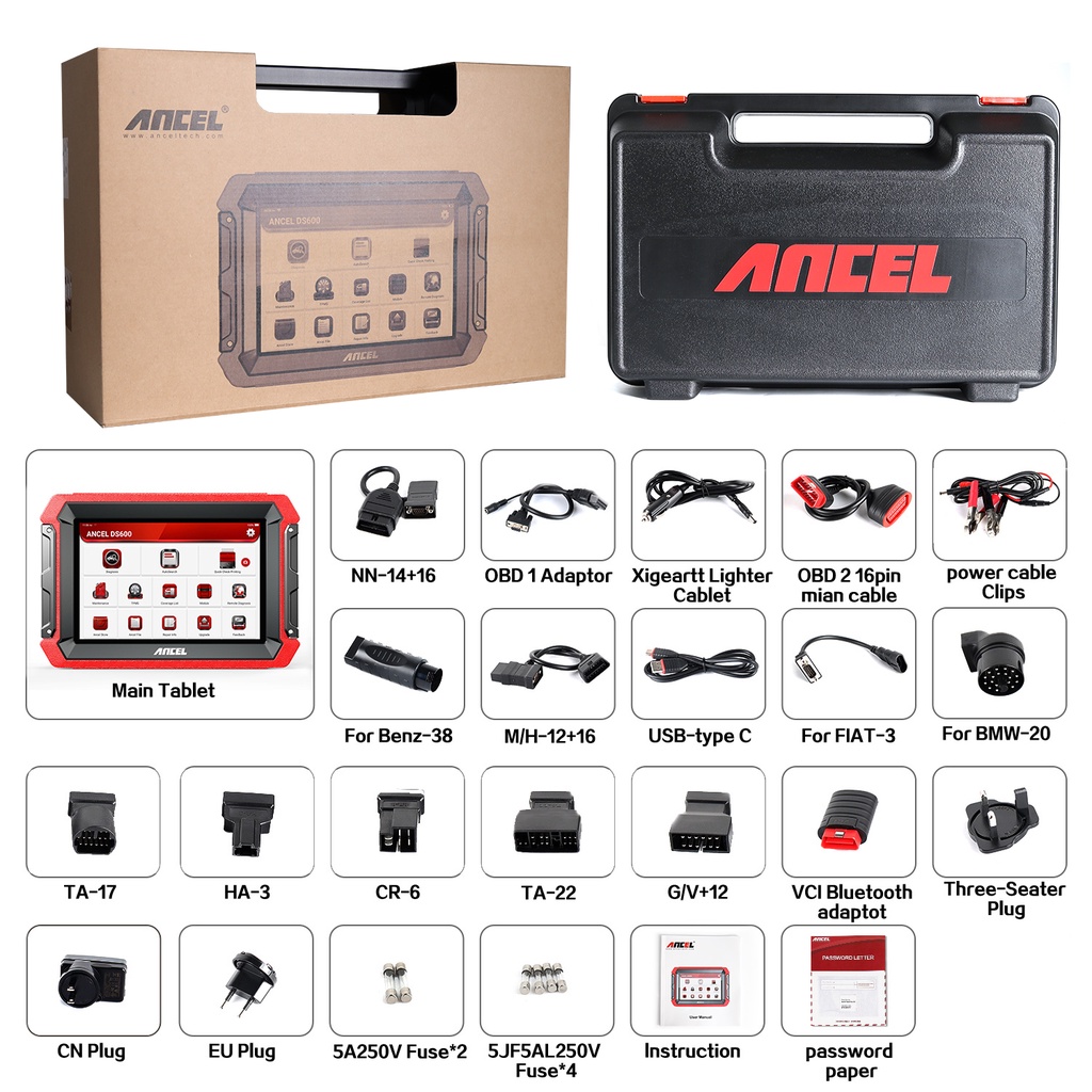 【Ship From Malaysia】ANCEL DS600 Advanced OBD2 Scanner Car Diagnostic ...