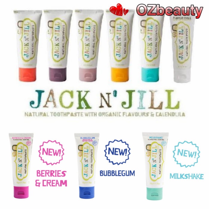 Jack N' Jill Natural Toothpaste 天然金盏花儿童牙膏 无氟可吞咽 50g . | Shopee Malaysia