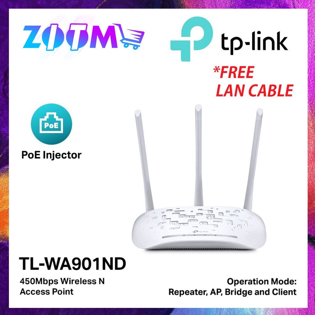 TPLINK TLWA901N NEW 450MBPS WIRELESS N ACCESS POINT Shopee Malaysia