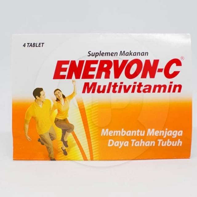 Enervon C Multivitamin Contents 4 Tablets ENERVON C Multivitamin isi