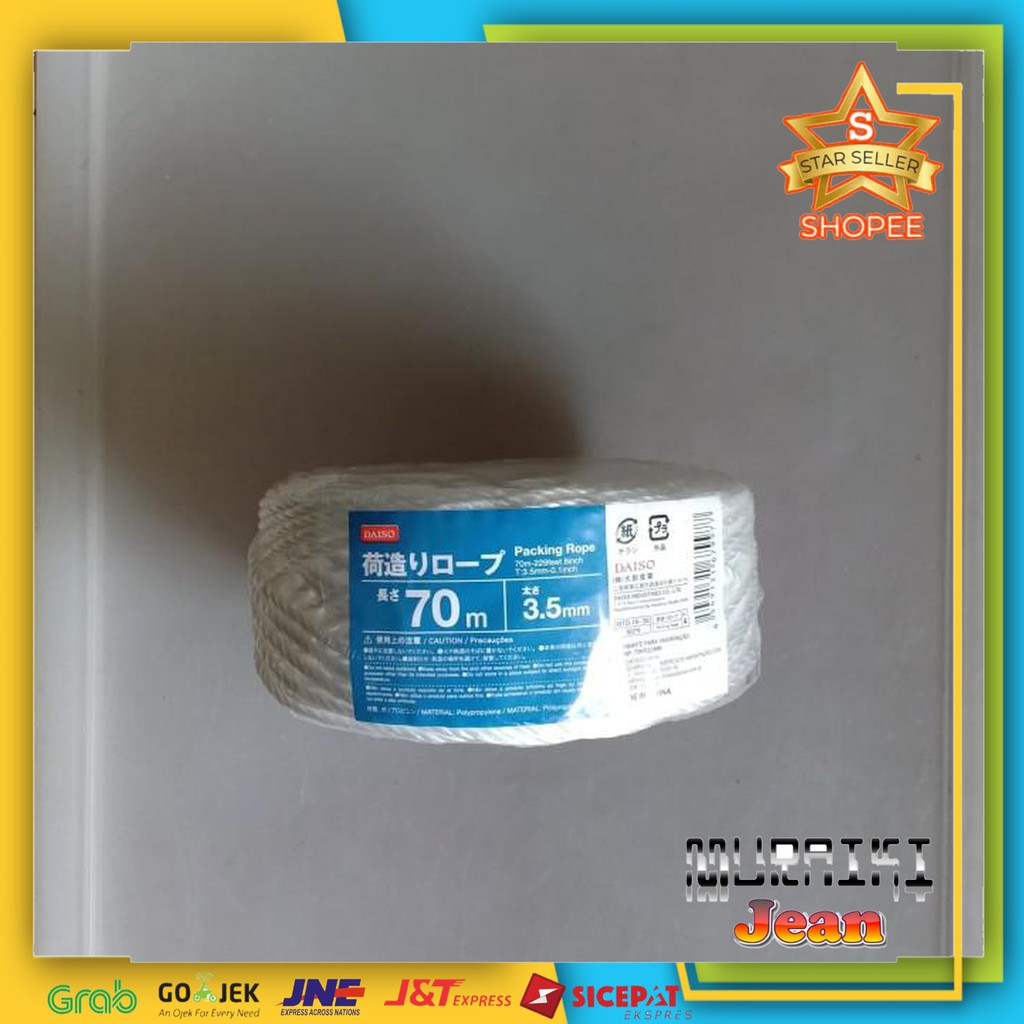Daiso plastic rope 70 meters packing rope | Shopee Malaysia