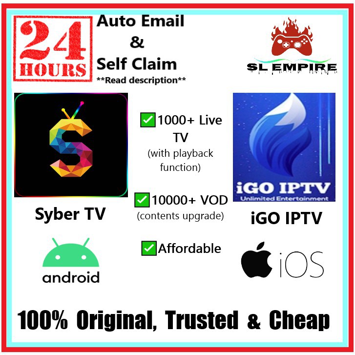remote control android box iptv (24/7 Auto Email & Self Claim) SyberTv ...