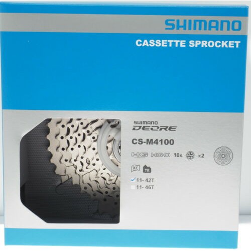 Cassette 10 vitesses Shimano Deore CS-M4100-10 (11-46) vélo VTT