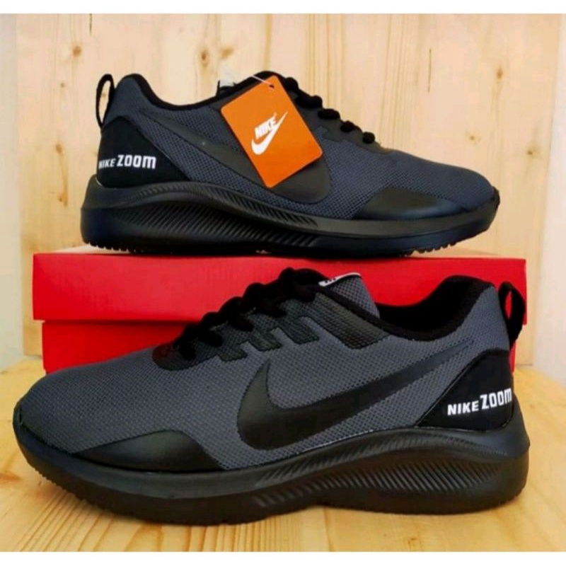 nike zoom black grey