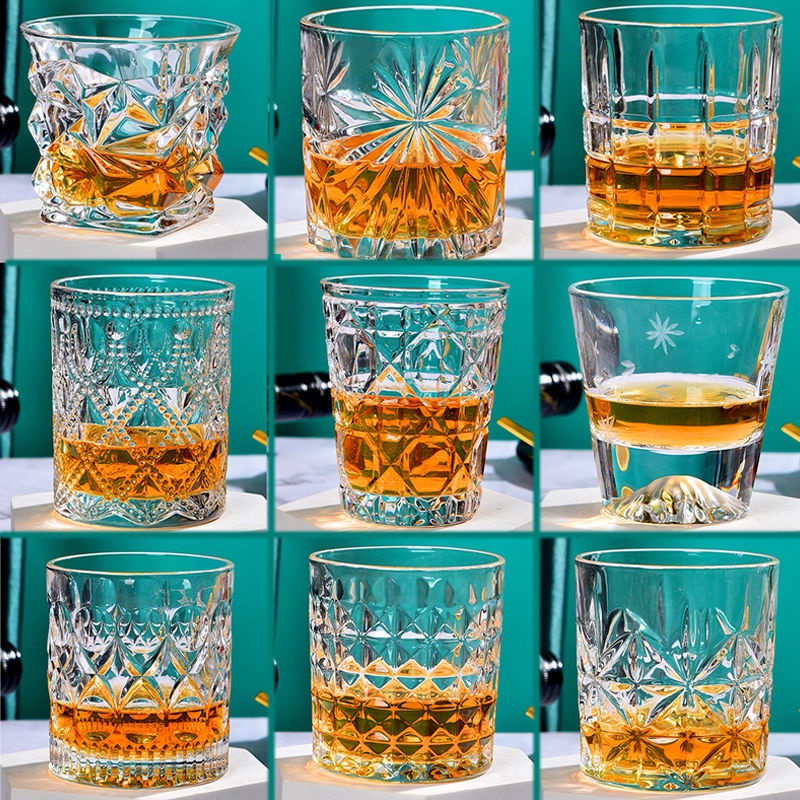 Europeanstyle crystal wine glass, whiskey glass, crystal glass foreign