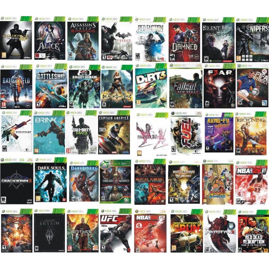 List of all xbox 360 clearance games