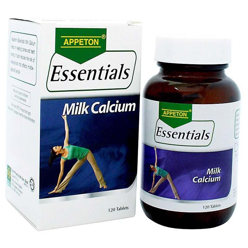 Appeton Essentials Milk Calcium 120 tablets | Shopee Malaysia