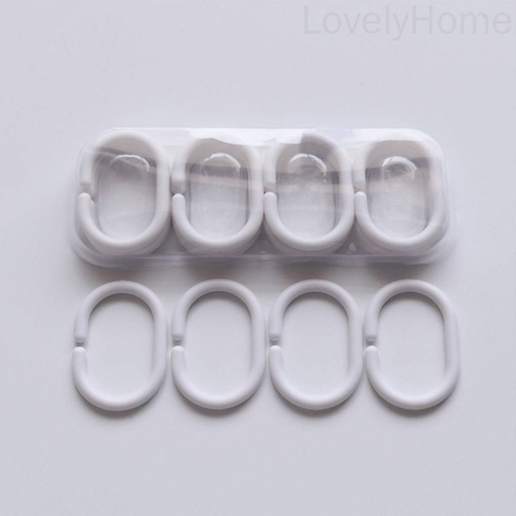 Shop Plastic Shower Curtain Rings for Easy Bathroom Decor Update