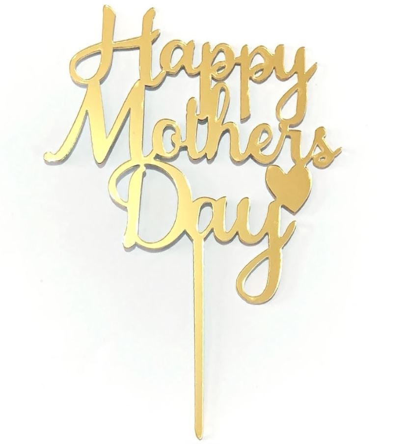 10 Pcs Happy Mother's Day Cake Topper Acrylic Cake Topper Mother's Day ...