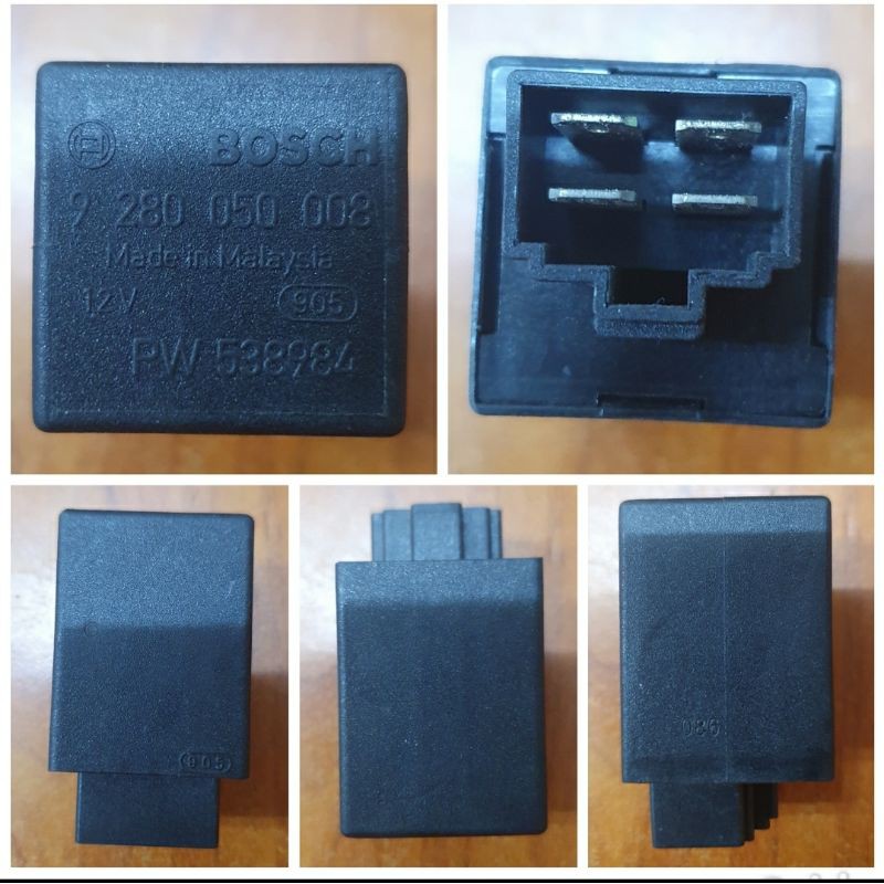 PW538984 Wira Relay Timer 4pin 12v Bosch 9 280 050 008 Ready Stock