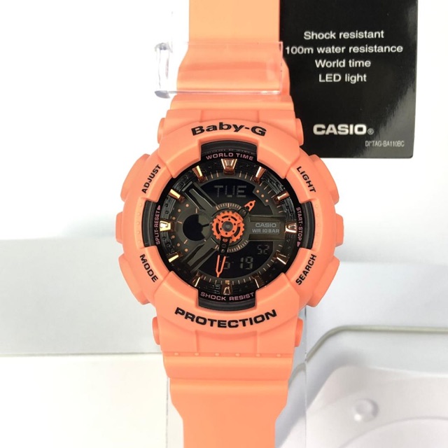 Casio Baby G Neon Color Orange Series BA 111 4A2