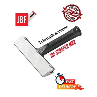 JBF Triumph 3-inch Blue Professional Window Washing Scraper