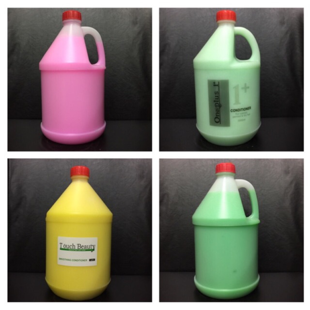 Gallon Hair Conditioner 3000ML (Pink/Light Green/Yellow/Dark Green