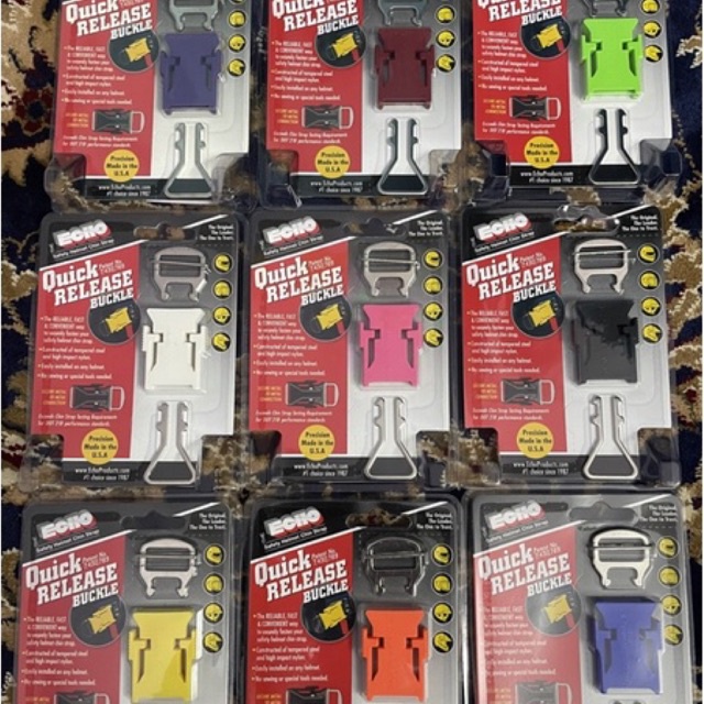 ECHO Quick Release Buckle System for All Helmet Original USA Shopee