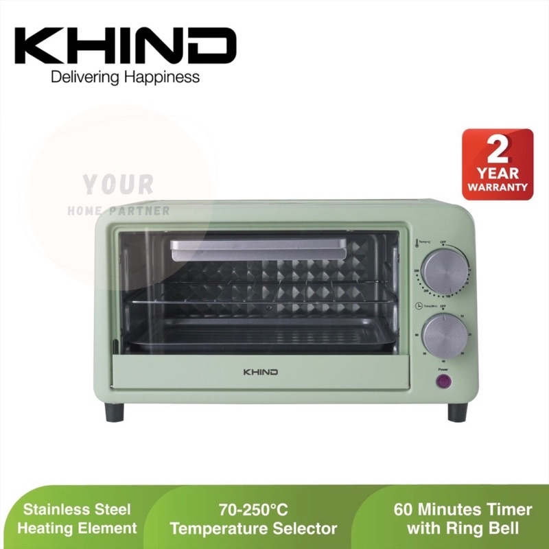 Khind Mini Electric Oven Toaster OT10 10L Shopee Malaysia