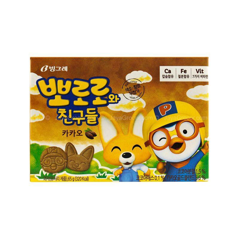 BINGGRAE Korea Pororo & Friends Biscuits 65g | Shopee Malaysia