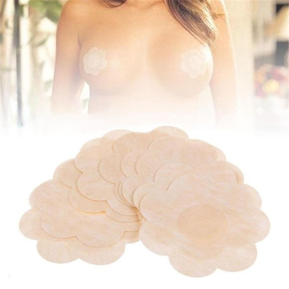 Cache-tétons Adhésifs Invisibles En Silicone - Lot 1 Paire, Réutilisables, Pour Robes Dos Nu Ou Vêtements Fins