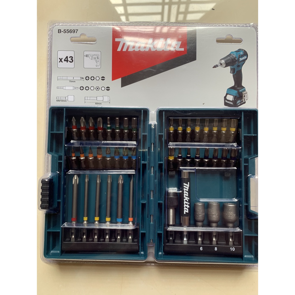 Makita B-55697 multicolored screwdriver set (43 pieces/set) | Shopee ...
