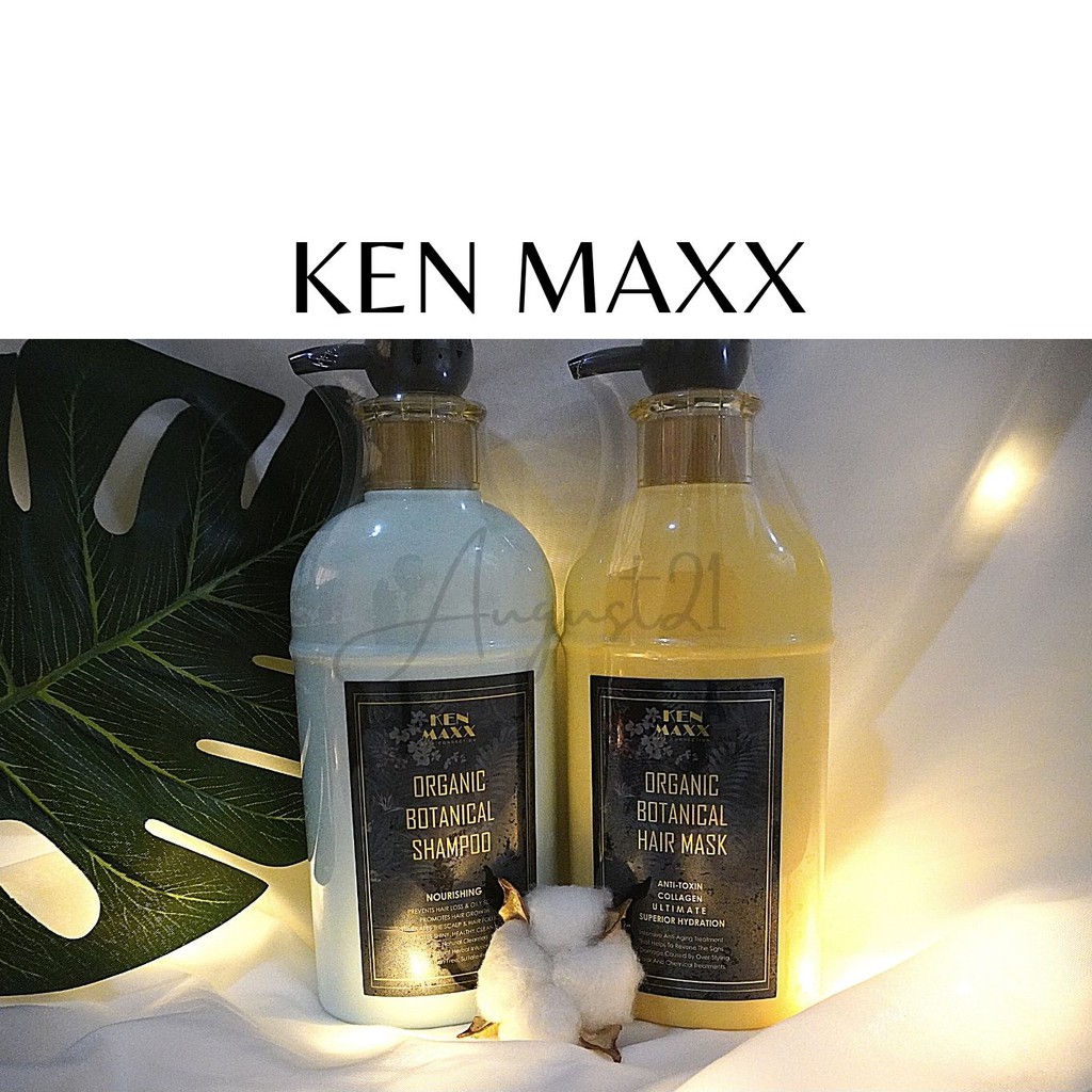 🔥[SET] Ken Maxx Organic Botanical Hair Shampoo And Mask 500ML Shopee