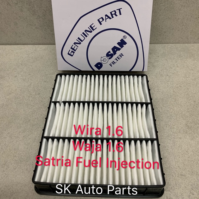 Air Filter A7627 Wira 1.6, Waja 1.6 MMC ,Satria , Wira Fuel Injection