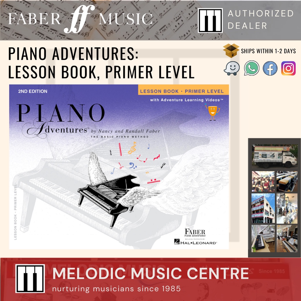 Faber Piano Adventures Lesson Book Primer Level (2nd Edition) Shopee
