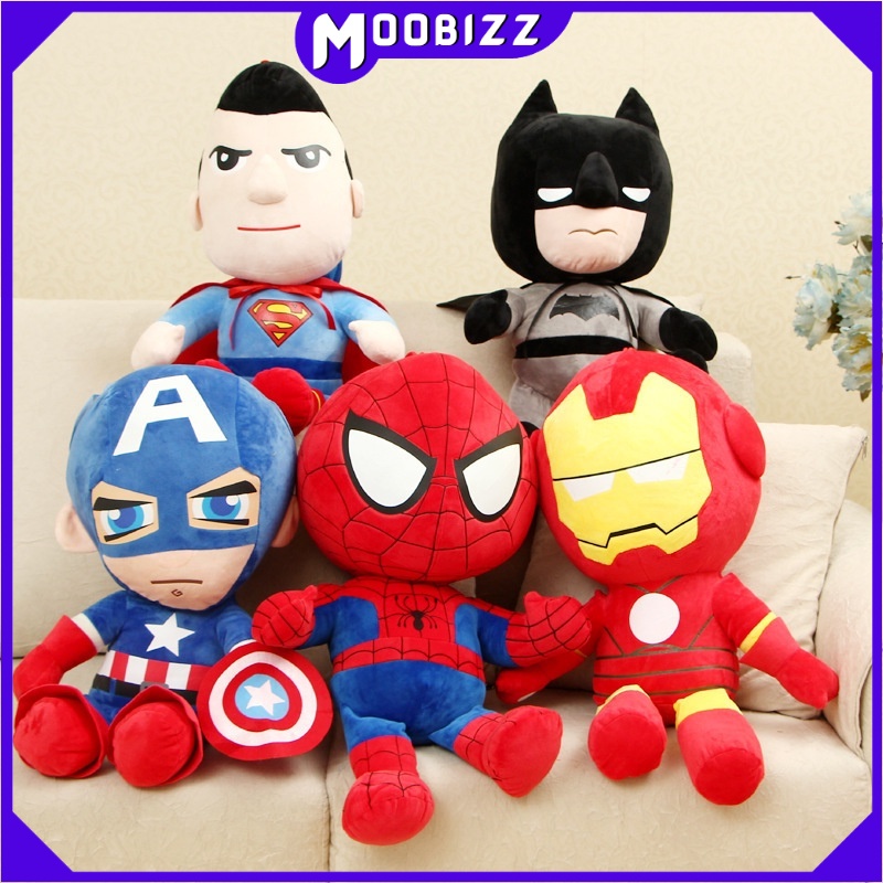 Avengers Superhero Plush Doll Anak Patung Spiderman Batman Ironman