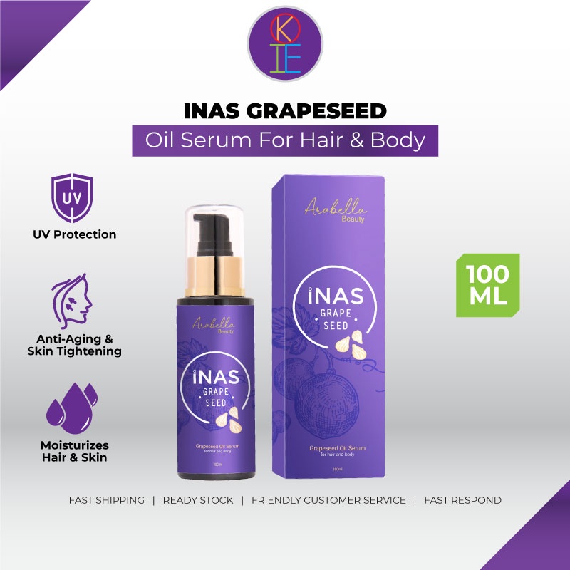 OKIE Inas Grapeseed Oil Serum For Hair And Body 100ml Hair Serum Hair
