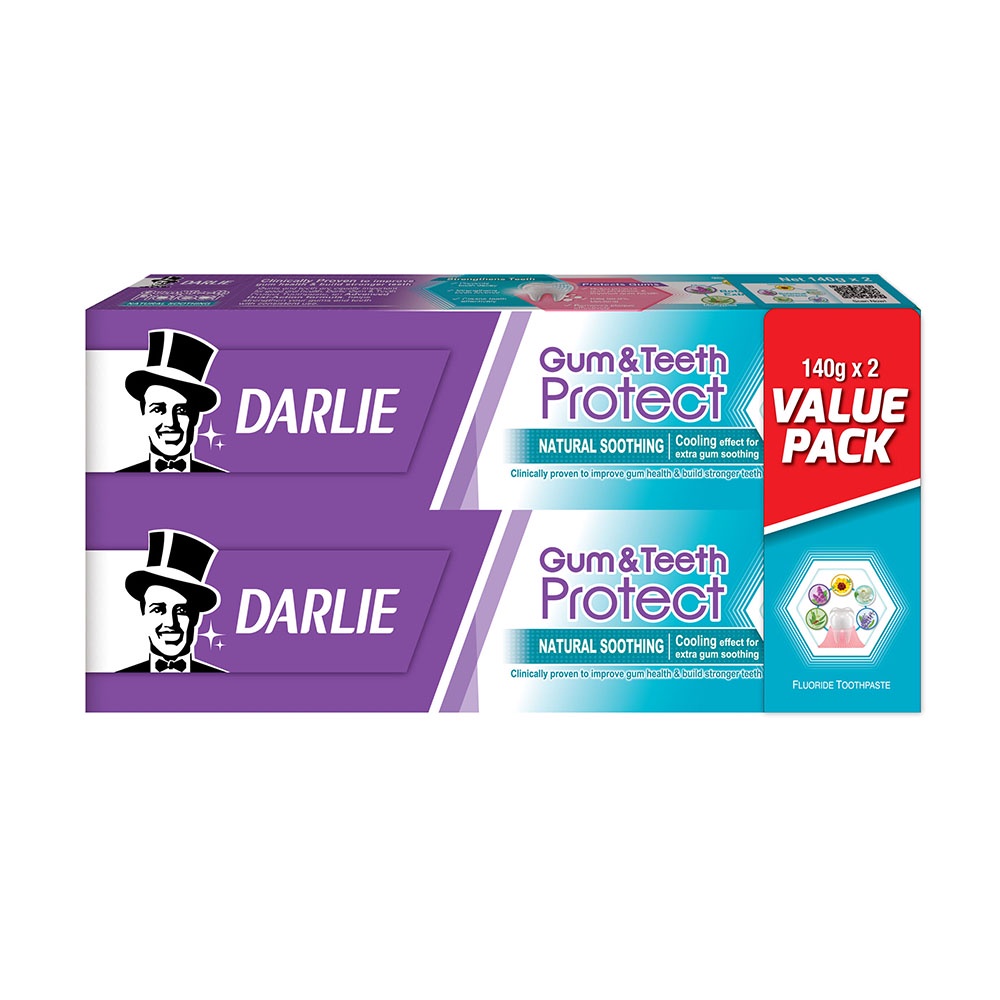Darlie Toothpaste Gum & Teeth Protect Natural Soothing 140g x2 Shopee