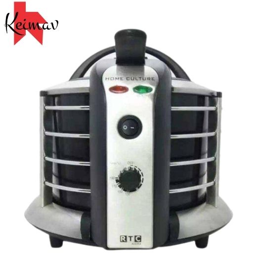 3L Stainless Steel Deep Fryer with Cold Zone (Silver/Black) Shopee