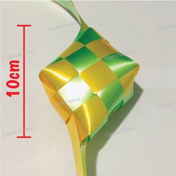 [READY STOCK] KETUPAT HIASAN RIBBON PP 10CM HANDMADE HARI RAYA | Shopee ...