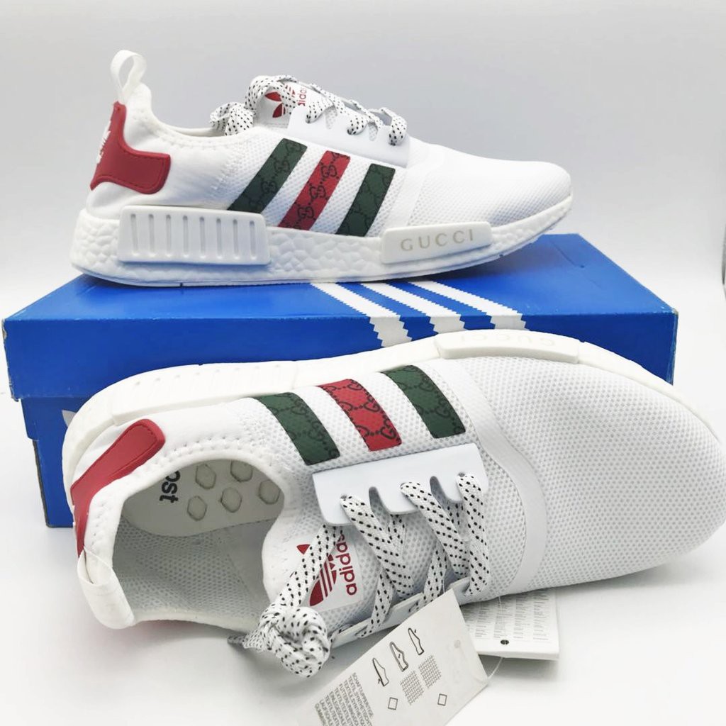 Gucci nmds white hotsell
