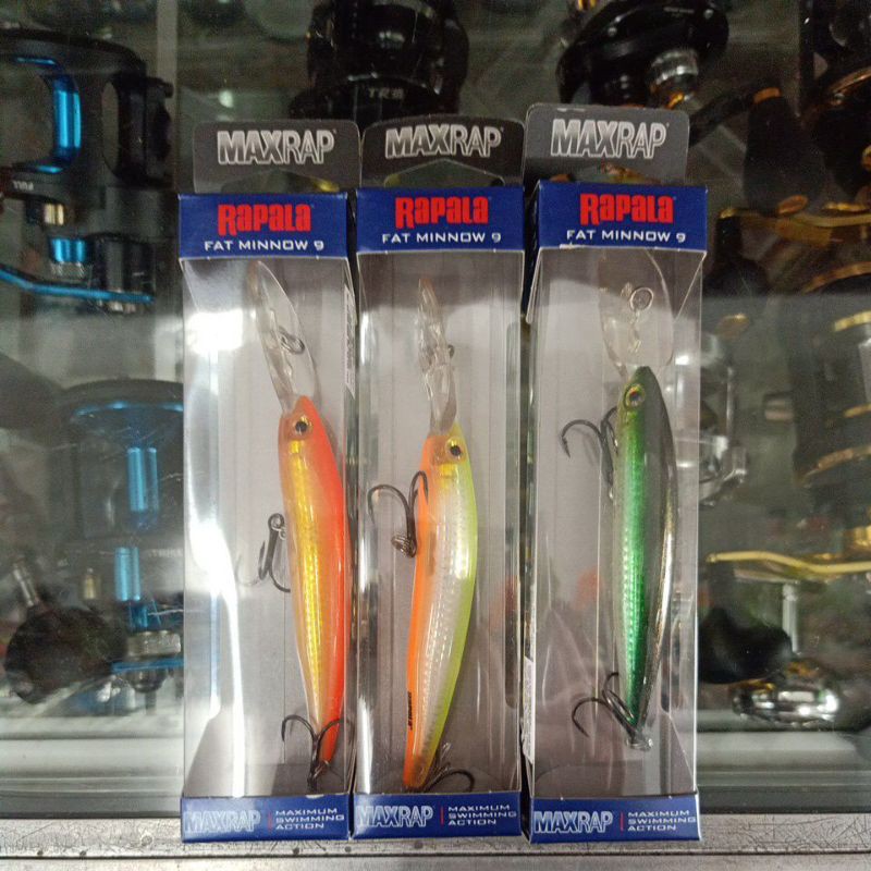 🎈🎈🎈rapala Maxrap Fat Minnow 9cm🎈🎈🎈 