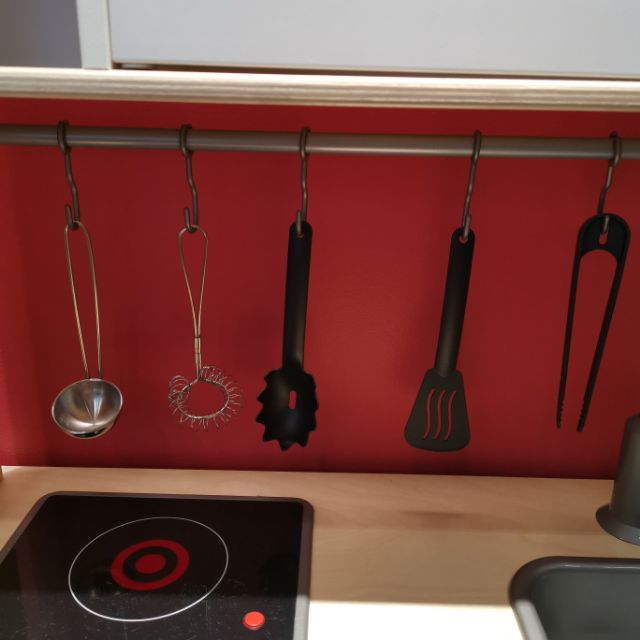 IKEA DUKTIG 5-piece toy kitchen utensil set, Set 5 unit perkakas dapur ...