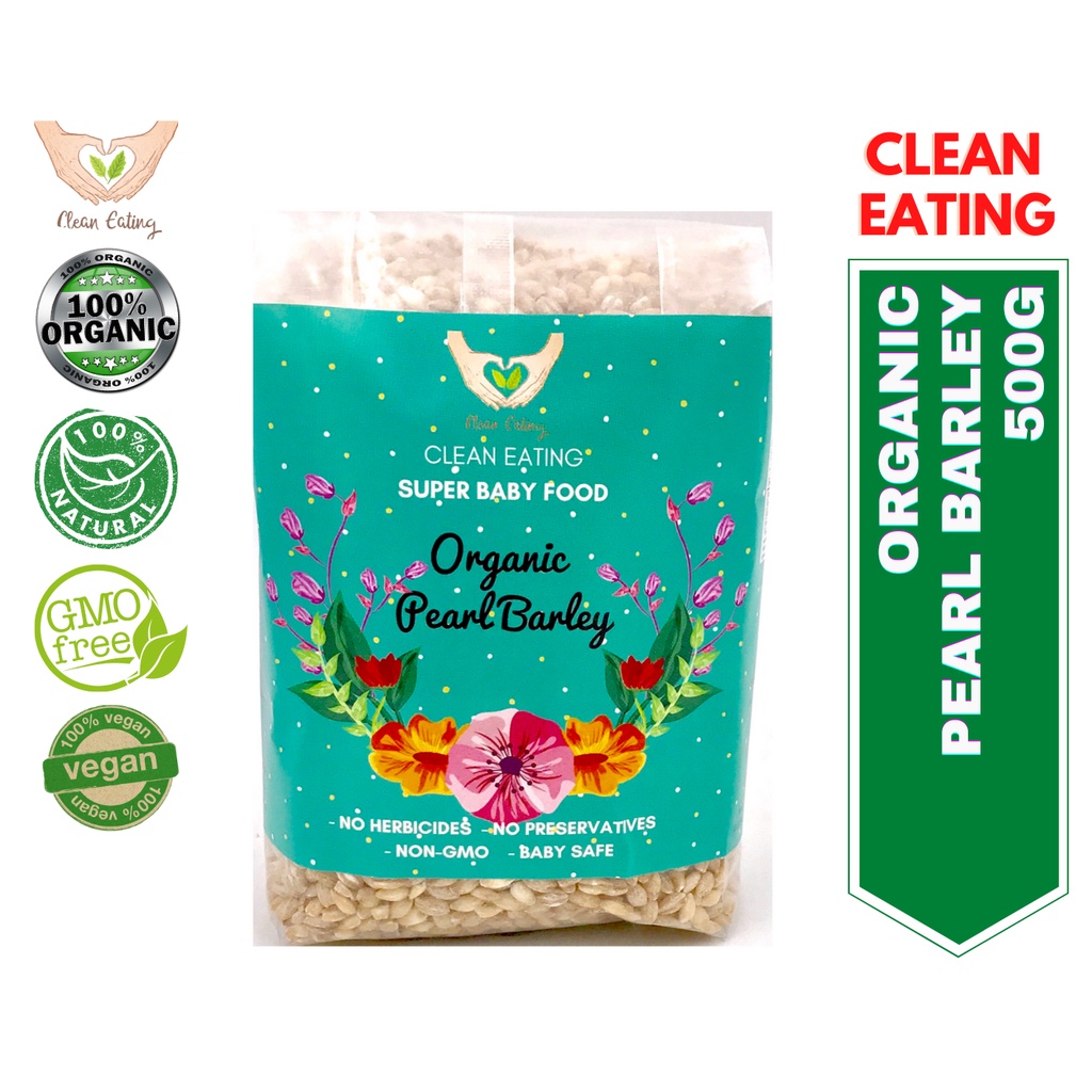 Clean Eating Organic Pearl Barley 500g | Shopee Malaysia