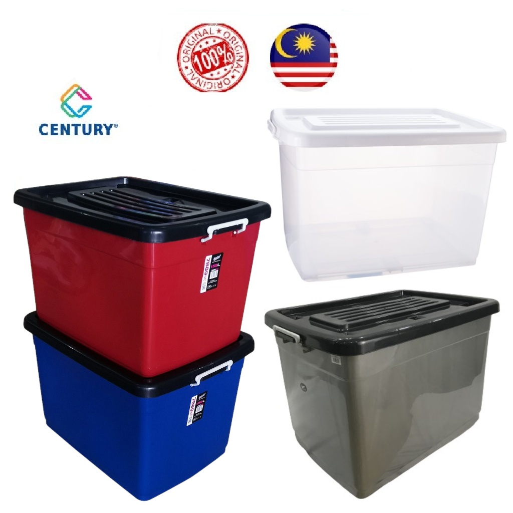 Century Storage Box With Wheel 155L Roller Box Big Storage Box Kotak ...