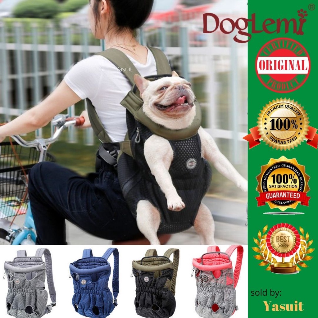 Dog Bag Carrier Cat Backpack Branded Doglemi Pet Comfortable High Quality Good Ready Stock