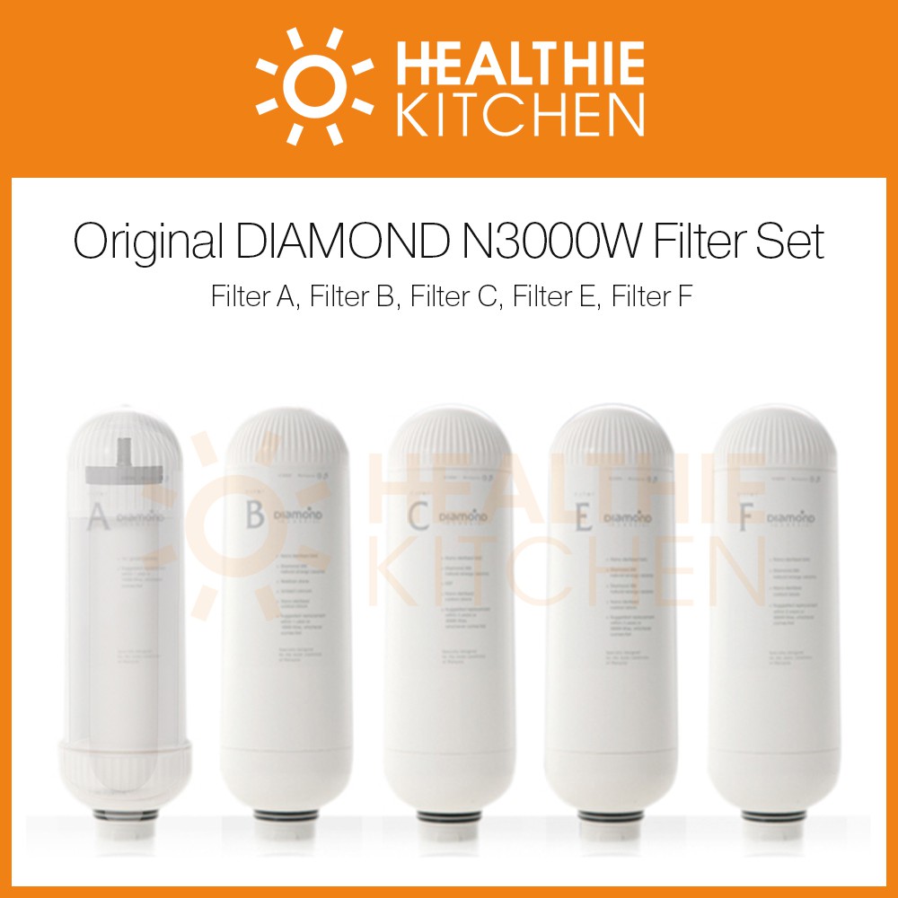 DIAMOND Water Filter Set (DIAMOND Classic @ N3000W - A, B, C, E, F ...