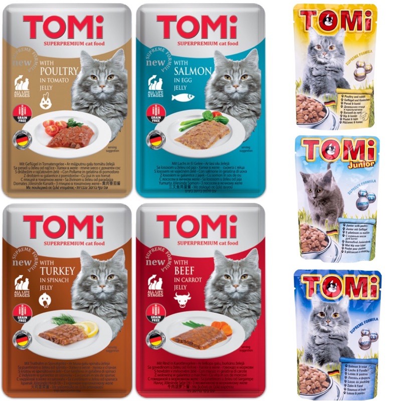 Tomi SuperPremium Cat Food Pouches 100g Shopee Malaysia