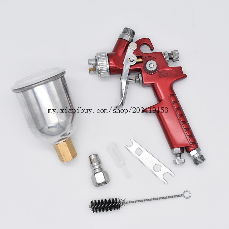 Upgraded Version H Spray Gun Mm Hvlp Mini Spray Gun H Automotive Paint Sprayer Ml