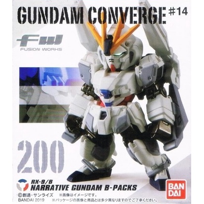 [BANDAI] Fusion Works Gundam Converge #14 (200) RX-9/B Narrative Gundam ...