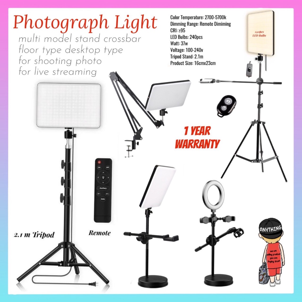 ORIGINAL Photography Light 16X23 Studio Light With Tripod Stand For ...