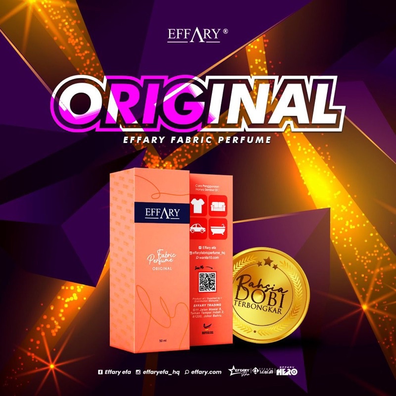 HOT SELLING EFFARY FABRIC PERFUME (ORIGINAL) | Shopee Malaysia