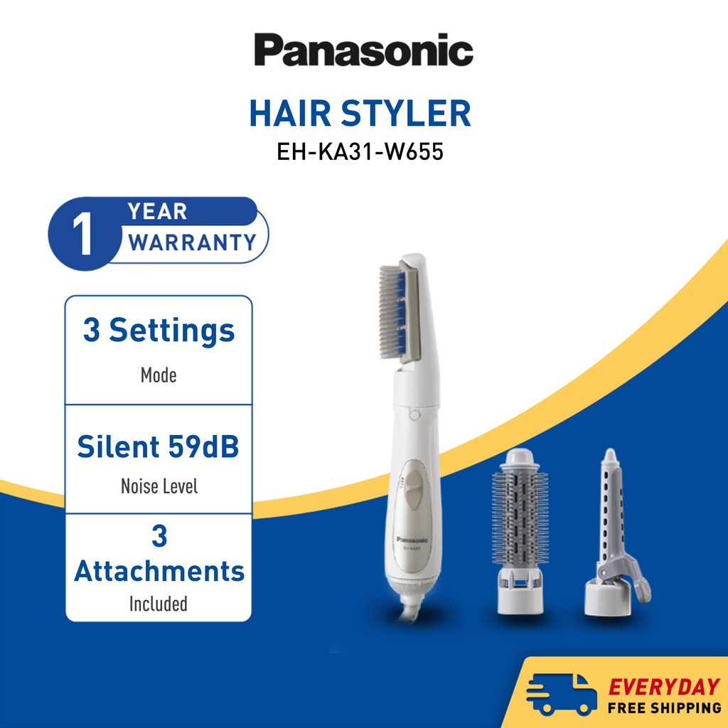 Coiffeur Multi-fonctions Panasonic EH-KA31 – Kit 3 En 1 550W – Neuf