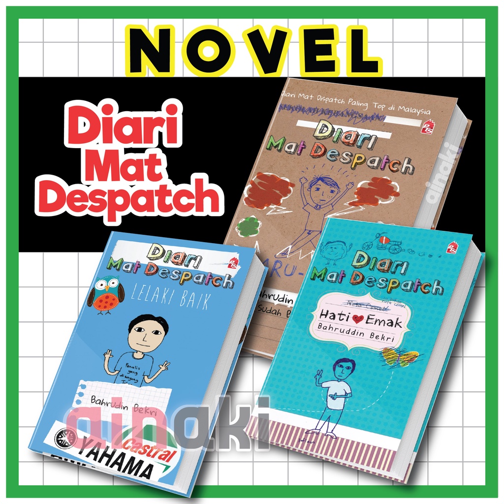 Buku Novel Diari Mat Despatch BAHRUDIN BEKRI | Shopee Malaysia