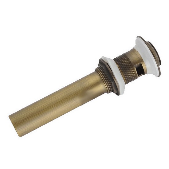 Antique Bathroom Brass Basin Sink Drain Lavatory Pop Up Sink Waste